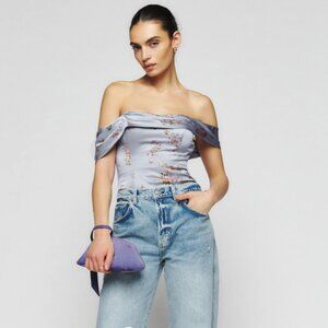 NWT Reformation Lux Silk Top